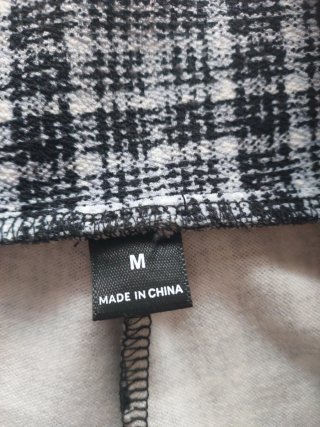 Pantalón SHEIN cuadros ancho Talla M