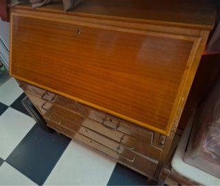 Escritorio secreter  de madera vintage