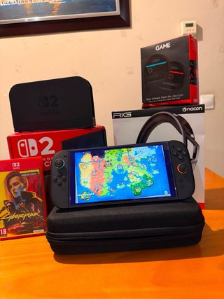 Nintendo Switch +Cyberpunk 2077+ Marios Kart World