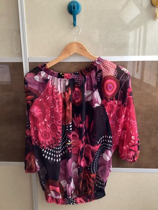 Blusa Desigual manga 3/4 talla única