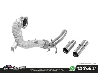 DOWNPIPE ALPHA COMPETITION VW GOLF 8 GTI / SKODA OCTAVIA NX RS 2.0 TFSI EA888.4 - ANTITÉRMICO