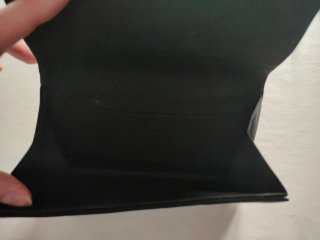 Lote 3 Bolsos y Cartera Piel Negra Vintage