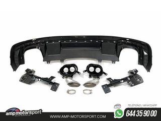 DIFUSOR TRASERO PARA AUDI A4 B9 BERLINA / AVANT 2019-2024