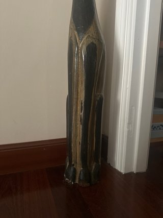 Figura Gato Madera Tallada 80 cms de altura