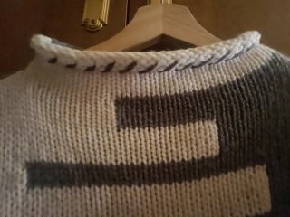 Jersey Mujer Gris y Blanco