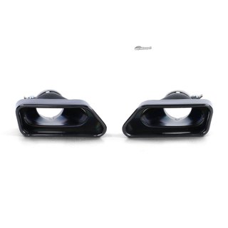 COLAS DE ESCAPE NEGRO BRILLANTE PARA BMW F10-F11 10-17