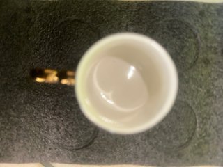 Juego de 6 tazas doradas y elegantes