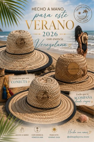 Sombrero Playero Carmen's