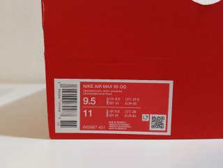 Nike Air Max 95 Blu Navy/Nero Taglia 43