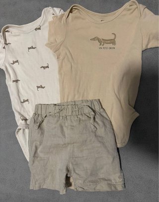 Lote Ropa Bebé 80 H&M Perros