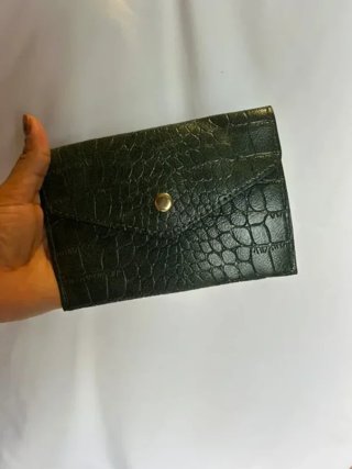 Bolso Tote Vintage Verde Cocodrilo