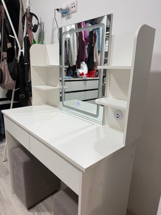 Tocador con Espejo y Luz LED