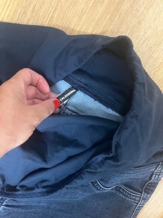 Pantalón vaquero premamá azul