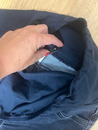 Pantalón vaquero premamá azul