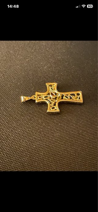 Cruz Oro Laminado 14k Colores