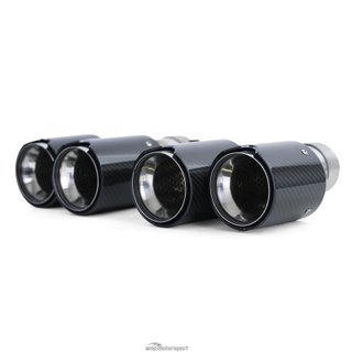 COLAS DE ESCAPE DOBLE EM CARBONO LOOK M