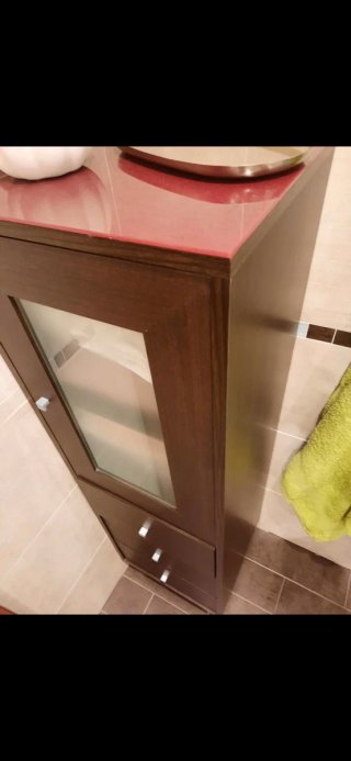 Mueble de baño doble con espejo