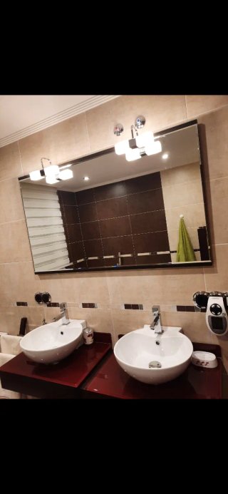 Mueble de baño doble con espejo