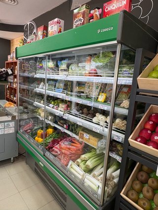 nevera expositora frutas y verduras