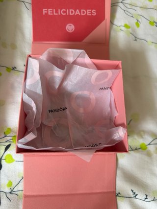 Caja de regalo Pandora grande rosa