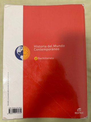 Historia del mundo contemporáneo 1° bachillerato