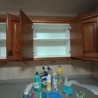 Muebles de cocina madera.