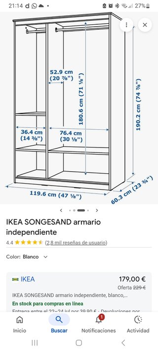 Conjunto dormitorio moderno blanco