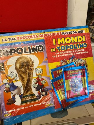 Topolino 3681 con Figurine e Album I Mondi di Topo