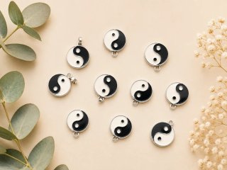 Lotes de 10 Colgantes Yin Yang