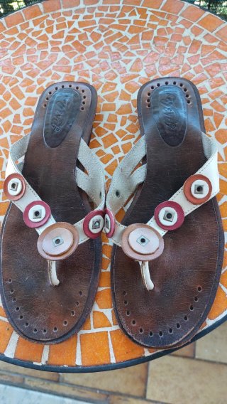 Lotto 2 paia infradito vintage taglia 39