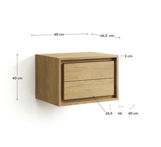 Mobile Kenta Kave Home Legno Massiccio