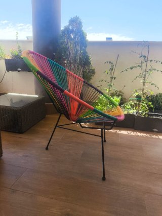 Silla Acapulco Multicolor Jardín/Terraza
