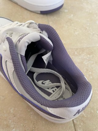 Nike Court Vision Low blancas y moradas T35