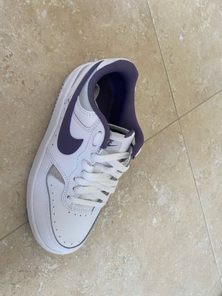 Nike Court Vision Low blancas y moradas T35