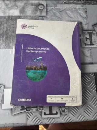 Libro de historia del mundo contemporáneo bachi