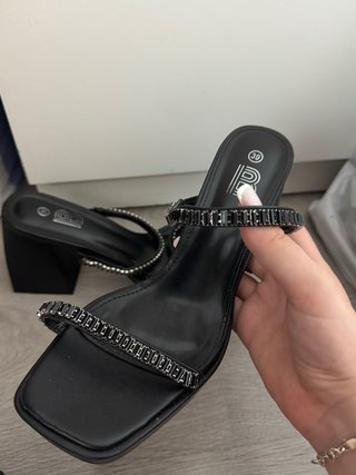 Sandalias Bossa Nova Tacón Brillantes Talla 39