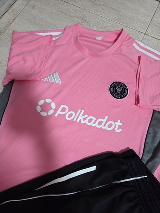 Conjunto Deportivo Adidas Miami Rosa y Negro