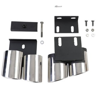 EMBELLECEDOR DE ESCAPE CON 4 SALIDAS LOOK-S PARA AUDI A3 8V