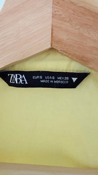 Crop Tops Zara Amarillo