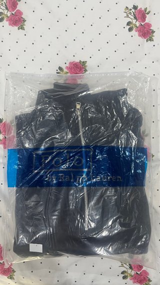 Sudadera Polo Ralph Lauren Negra Media Cremallera