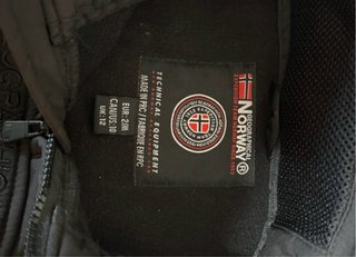 Chaqueta Geographical Norway Negra