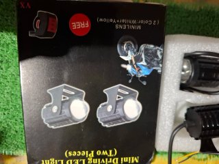 2 Focos LED Mini con Interruptor