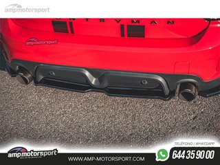 AÑADIDO DE DIFUSOR MINI COUNTRYMAN F60 JCW 2020-- NEGRO BRILLO