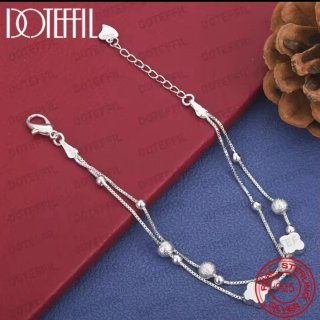 Pulsera DOTEFFIL Plata Ley 925 Corazón