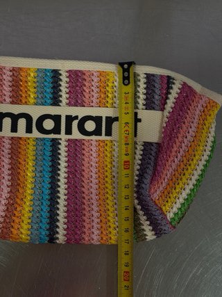 Neceser Isabel Marant rayas verano multicolor
