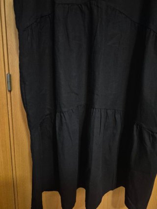 Vestido negro camisero talla M