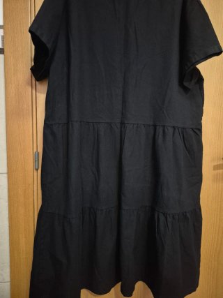 Vestido negro camisero talla M