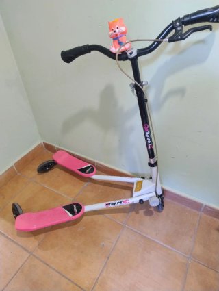 Patinete Torpedo 3 ruedas rosa