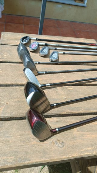 Set variado palos de golf