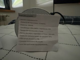Altavoz Bluetooth Santander Portátil